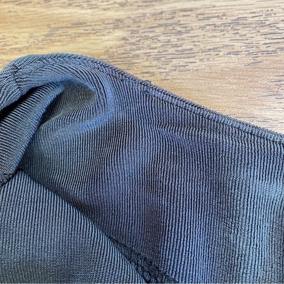 Chicos Travelers Green Slinky Knit Ruffle Trim Cardigan Sz XL - Picture 5 of 12